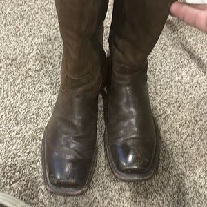 Ariat mens square toe boots all leather 10D